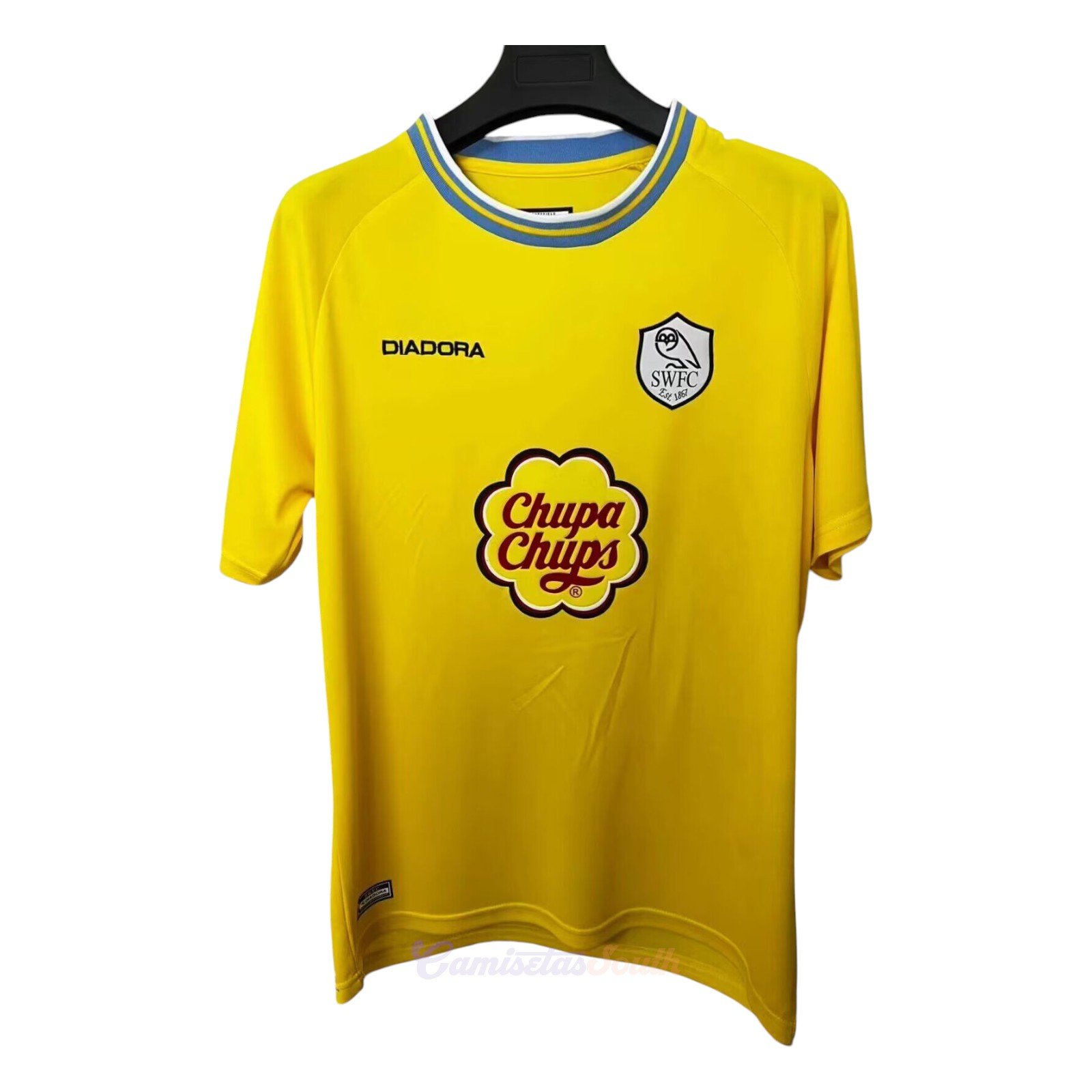 CAMISETA SEGUNDA EQUIPACIÓN SHEFFIELD WEDNESDAY 2001/02