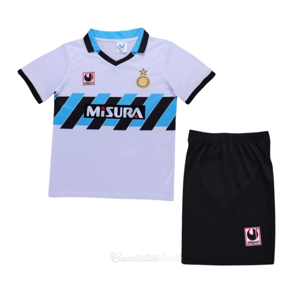 CAMISETA SEGUNDA EQUIPACIÓN INTER DE MILAN 1990/91 INFANTIL