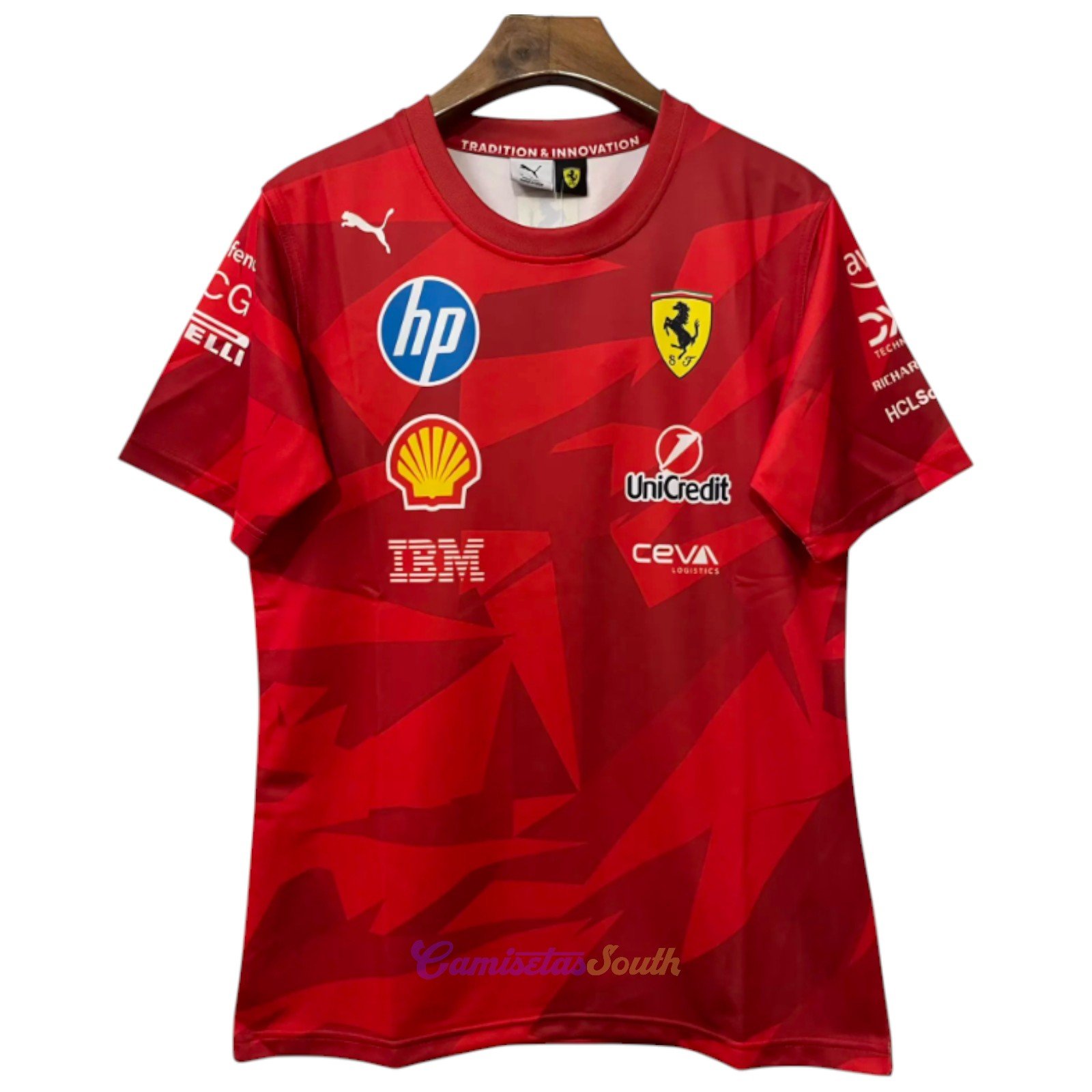 SCUDERIA FERRARI CAMISETA 2025