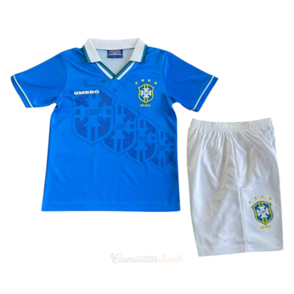 CAMISETA SEGUNDA EQUIPACIÓN BRASIL 1994 INFANTIL