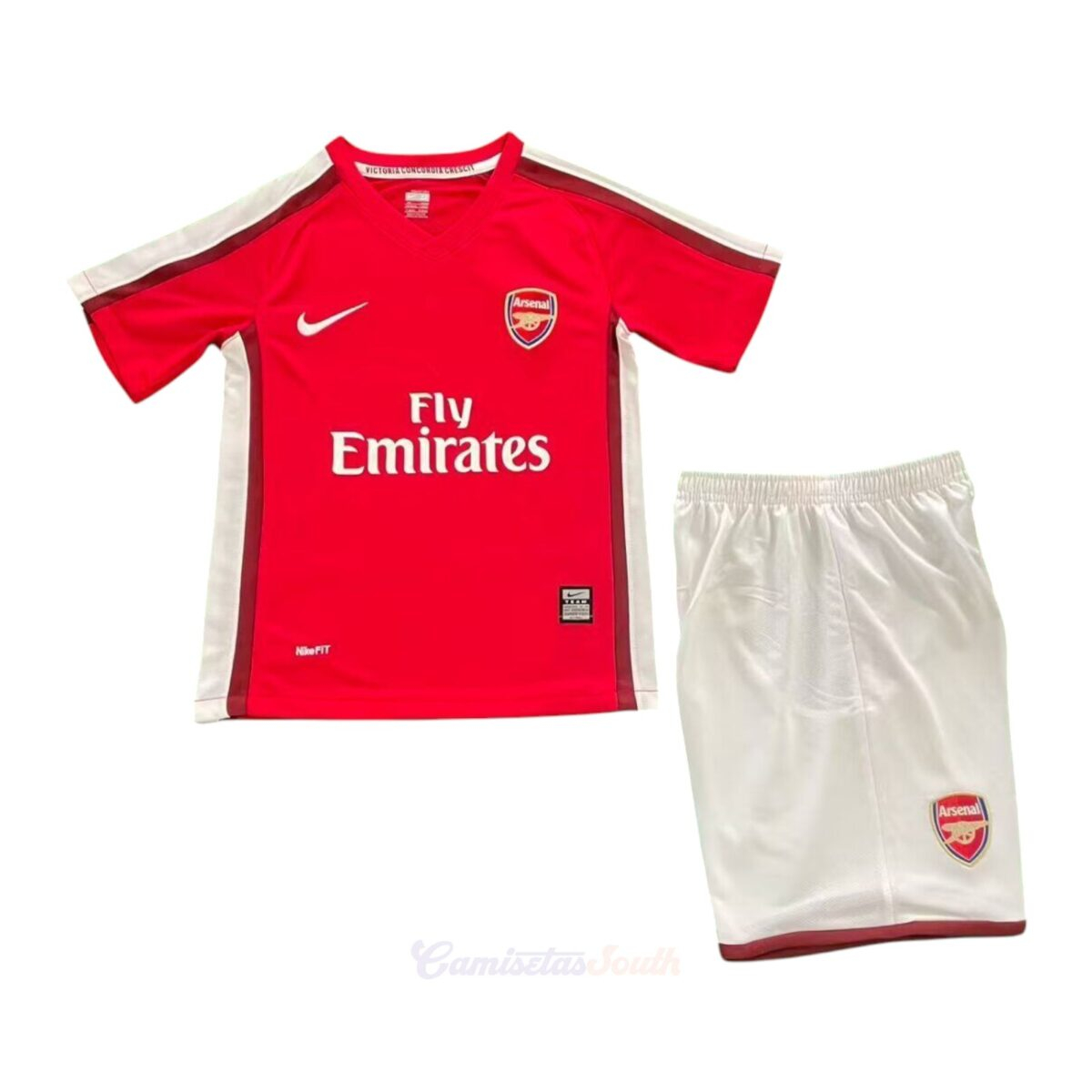 CAMISETA SEGUNDA EQUIPACIÓN ARSENAL 2008/10 INFANTIL