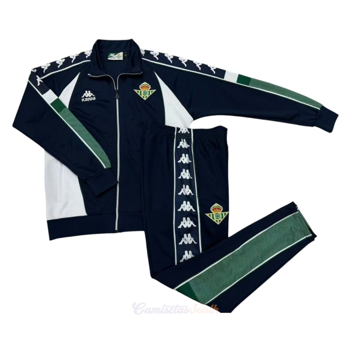 CONJUNTO DE BUZO CIERRE COMPLETO RETRO REAL BETIS