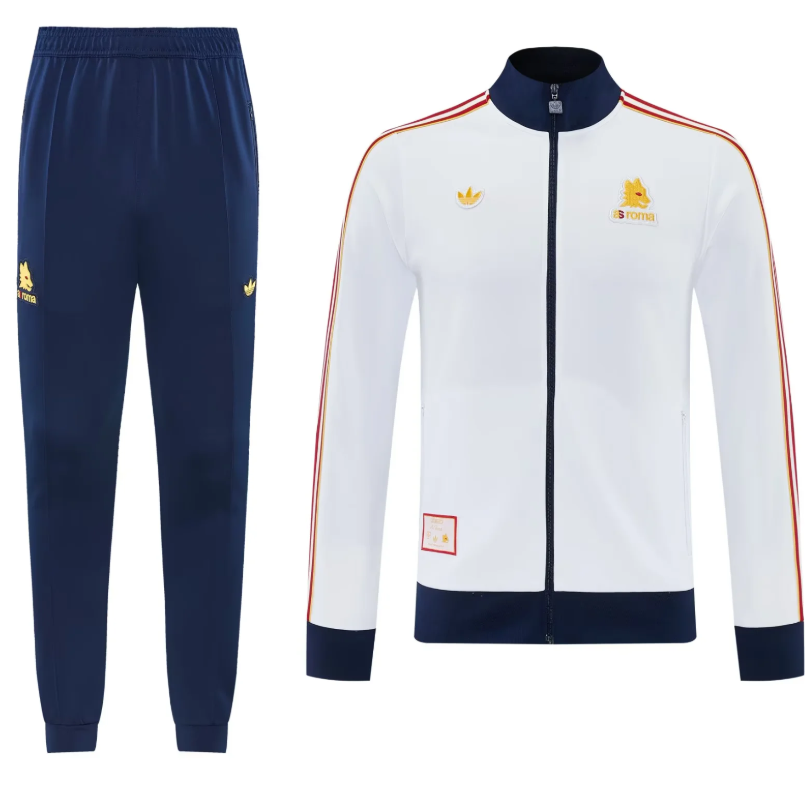 CONJUNTO DE BUZO CIERRE COMPLETO AS ROMA