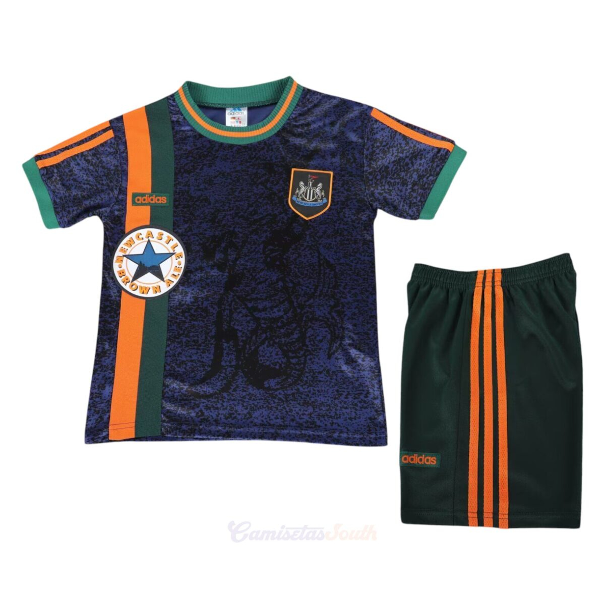CAMISETA SEGUNDA EQUIPACIÓN NEWCASTLE 1997/98 INFANTIL