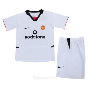CAMISETA SEGUNDA EQUIPACIÓN MANCHESTER UNITED 2002/03 INFANTIL