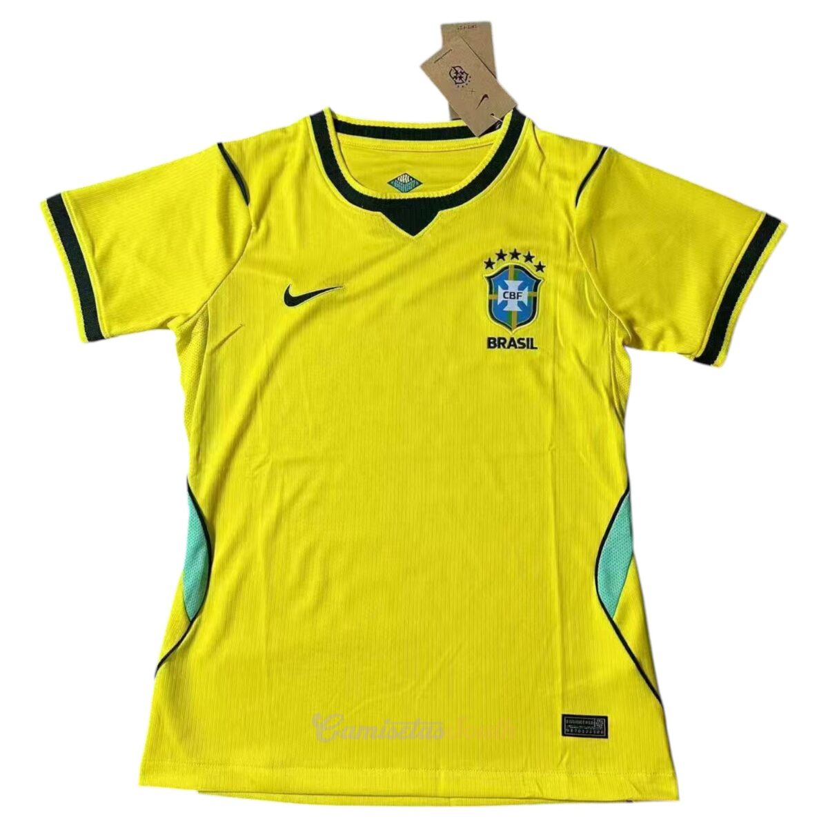 CAMISETA PRIMERA EQUIPACIÓN BRASIL 2026 VERSIÓN FEMENINA