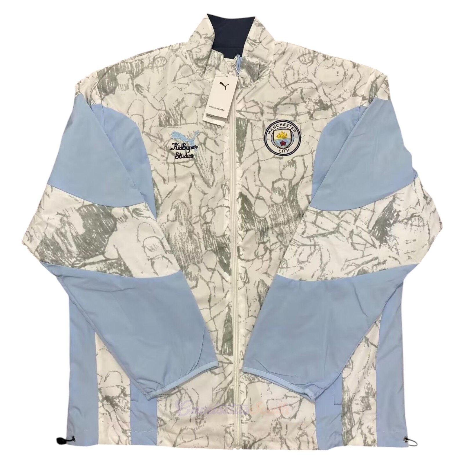 CORTAVIENTOS REVERSIBLE MANCHESTER CITY