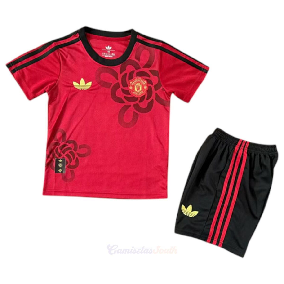 POLERA DE SALIDA CHINESE KNOT PACK x MANCHESTER UNITED 25/26 VERSIÓN INFANTIL