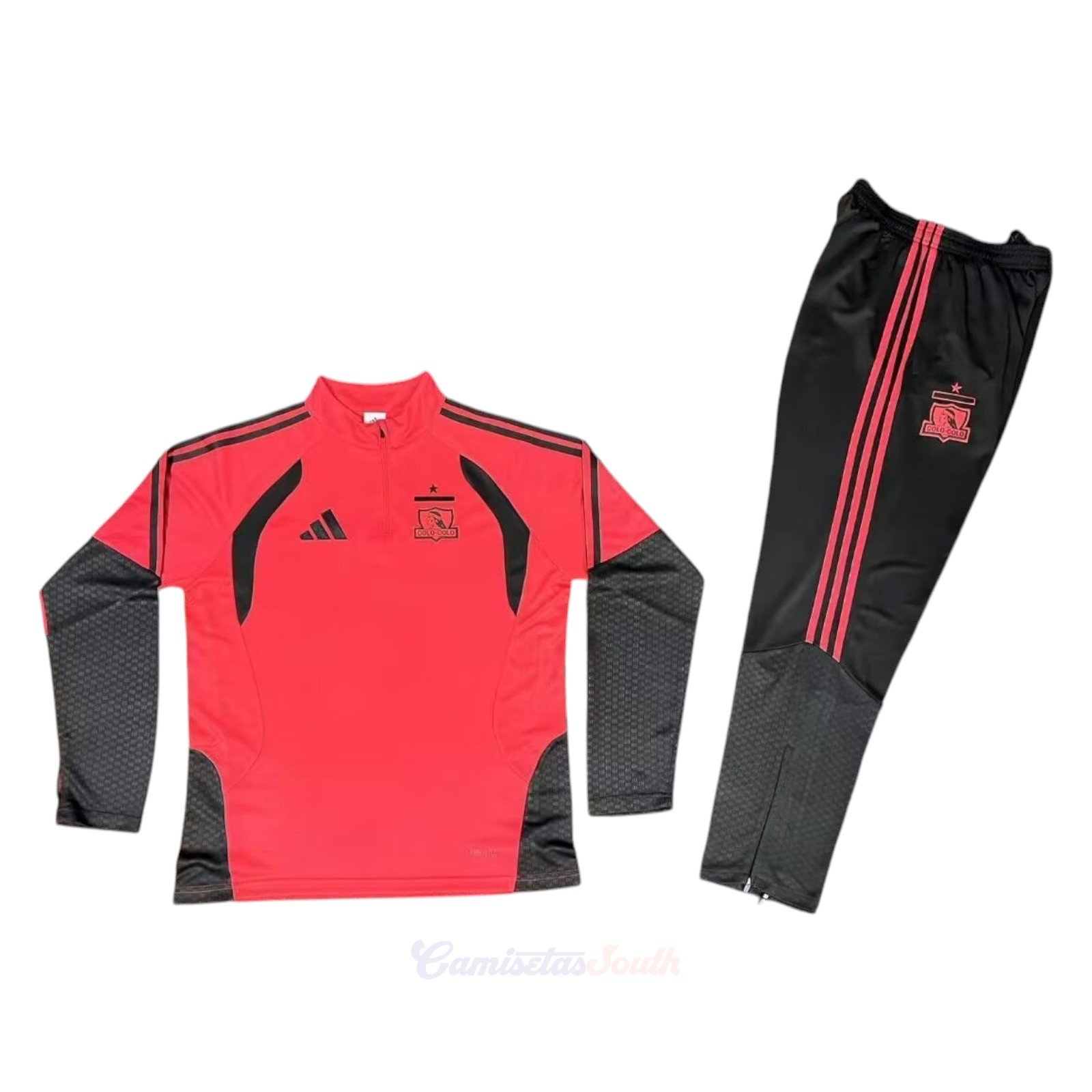 CONJUNTO DE BUZO MEDIO CIERRE COLO COLO