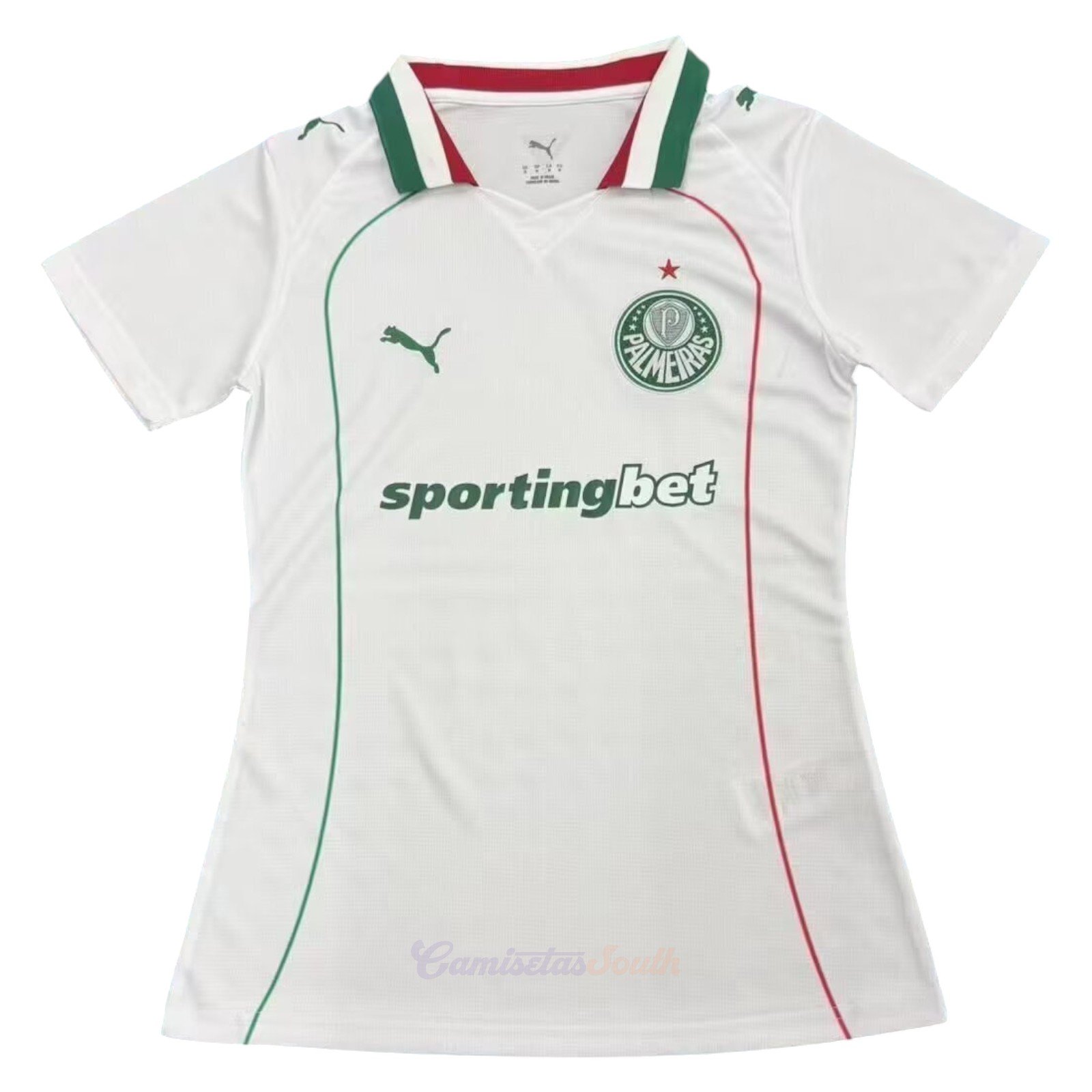CAMISETA SEGUNDA EQUIPACIÓN PALMEIRAS 2026 VERSIÓN FEMENINA