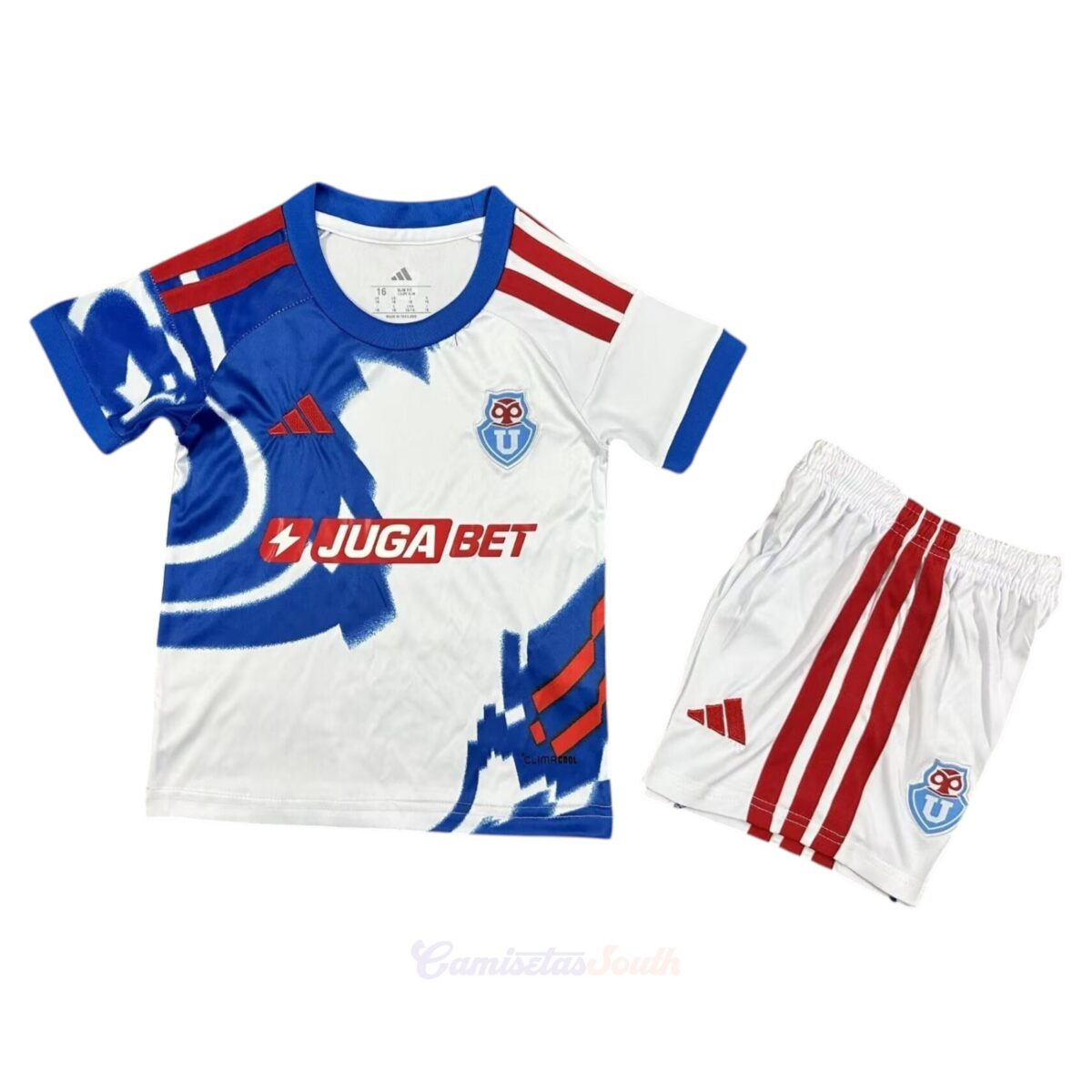 CAMISETA SEGUNDA EQUIPACIÓN U. DE CHILE 2026 VERSIÓN INFANTIL