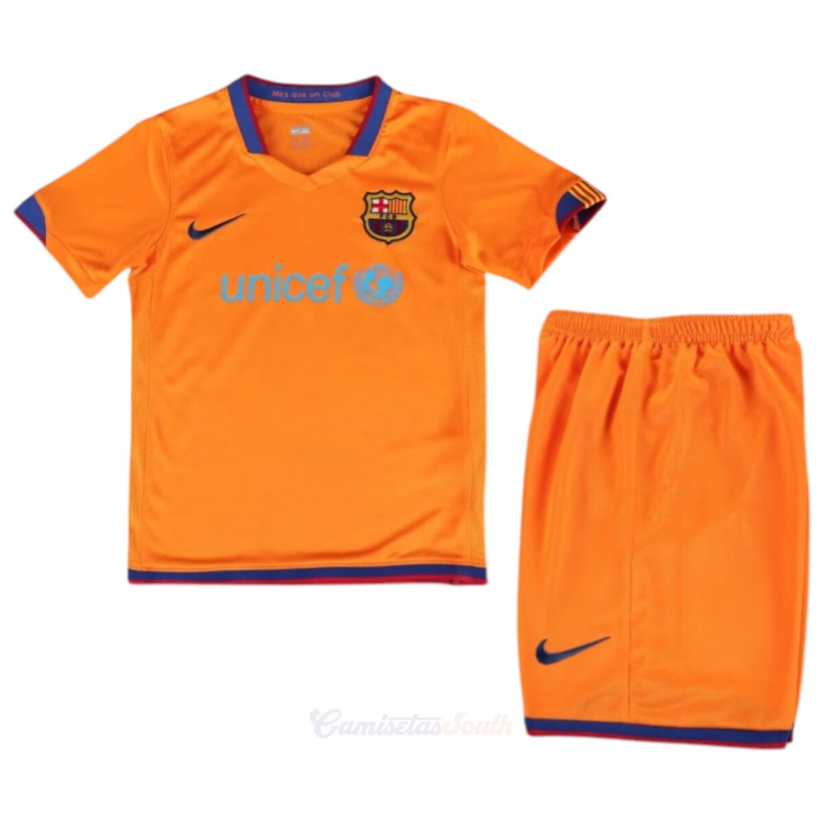 CAMISETA SEGUNDA EQUIPACIÓN BARCELONA 2006/07 INFANTIL