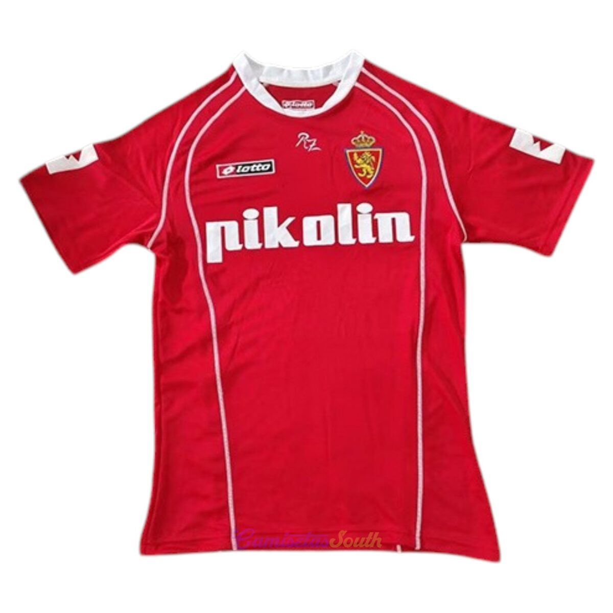 CAMISETA SEGUNDA EQUIPACIÓN REAL ZARAGOZA 2004/05