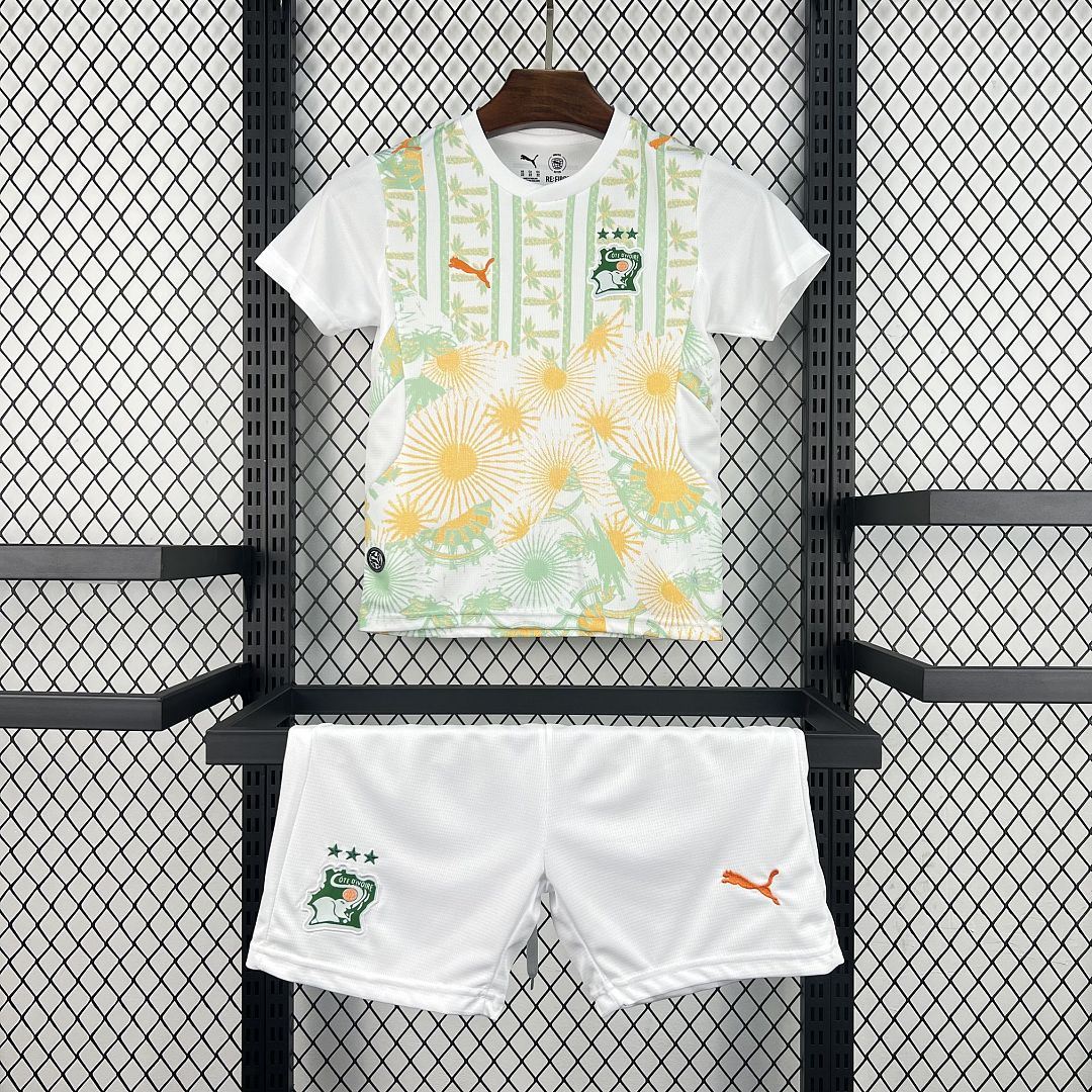 CAMISETA SEGUNDA EQUIPACIÓN COSTA DE MARFIL 2026 VERSIÓN INFANTIL