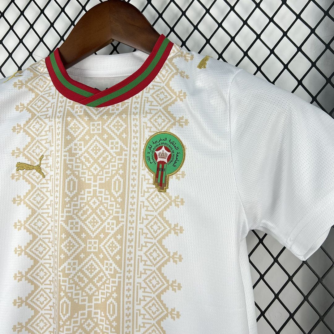 CAMISETA SEGUNDA EQUIPACIÓN MARRUECOS 2026 VERSIÓN INFANTIL - Imagen 4