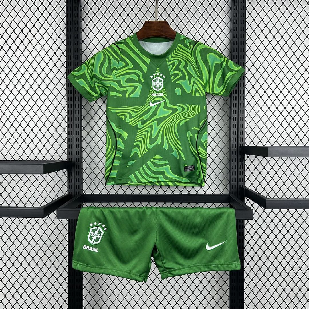 CAMISETA ARQUERO BRASIL 2026 VERSIÓN INFANTIL