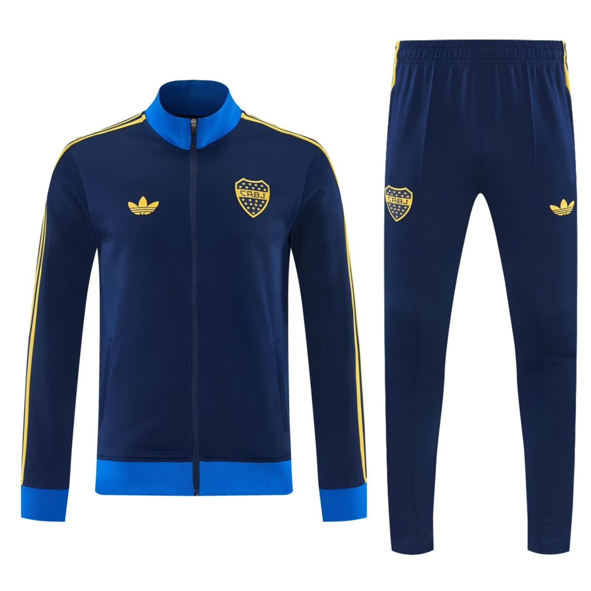 CONJUNTO DE BUZO CIERRE COMPLETO BOCA JUNIORS
