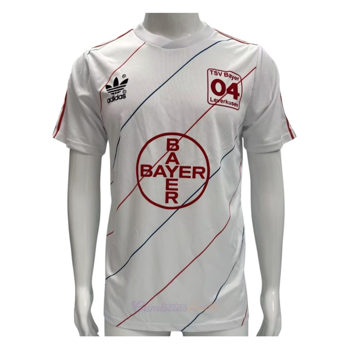 CAMISETA SEGUNDA EQUIPACIÓN BAYER LEVERKUSEN 1987/88
