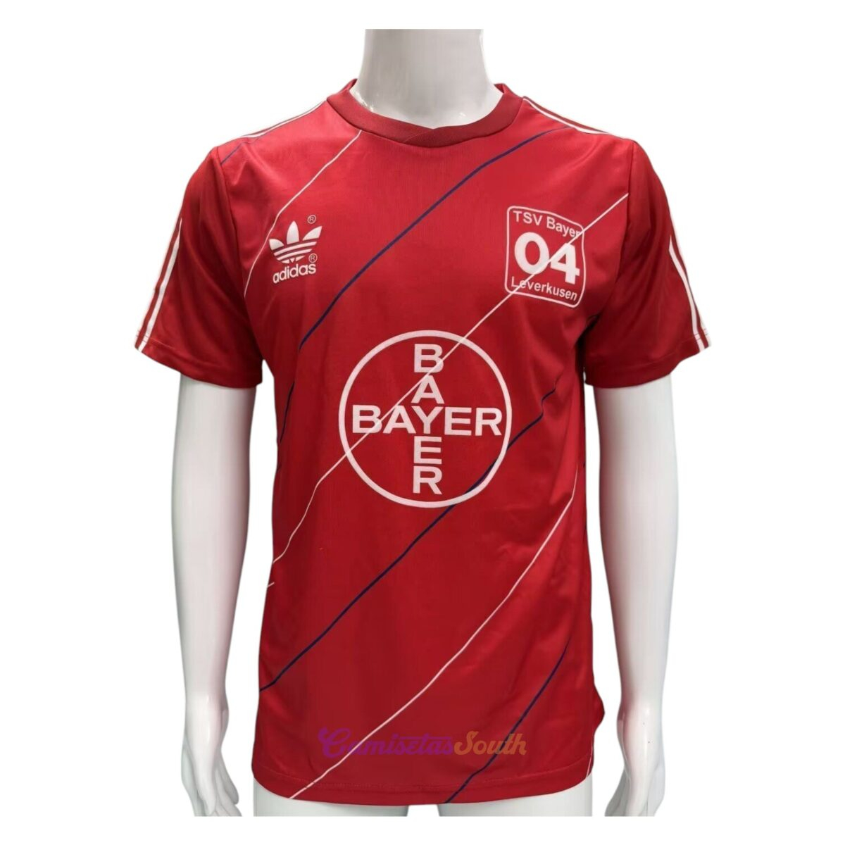 CAMISETA PRIMERA EQUIPACIÓN BAYER LEVERKUSEN 1987/88