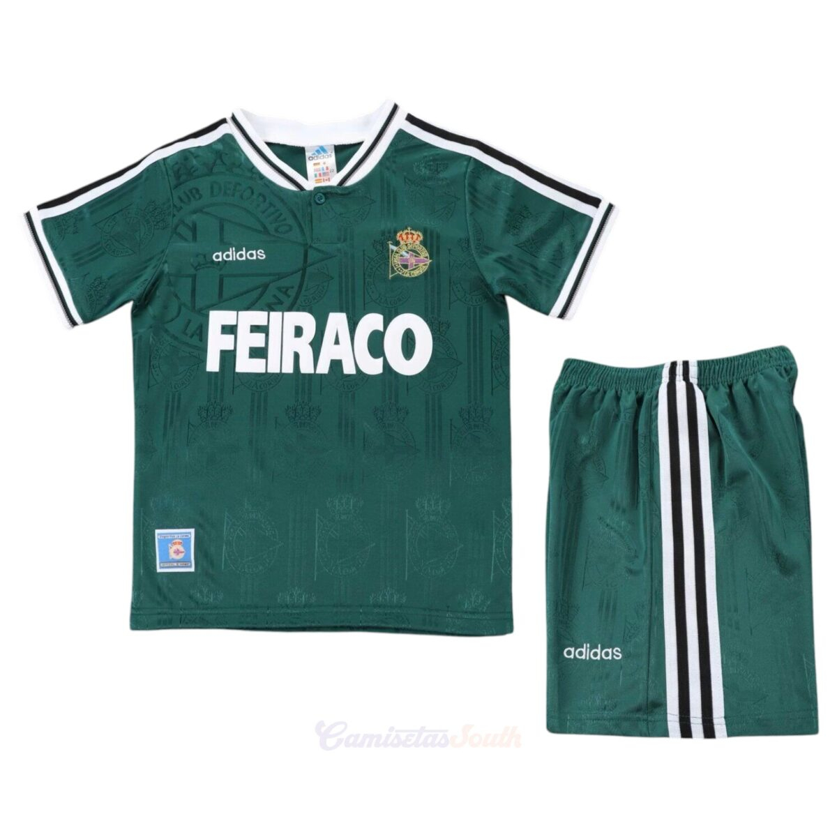 CAMISETA SEGUNDA EQUIPACIÓN DEPORTIVO DE LA CORUÑA 1998/00 INFANTIL
