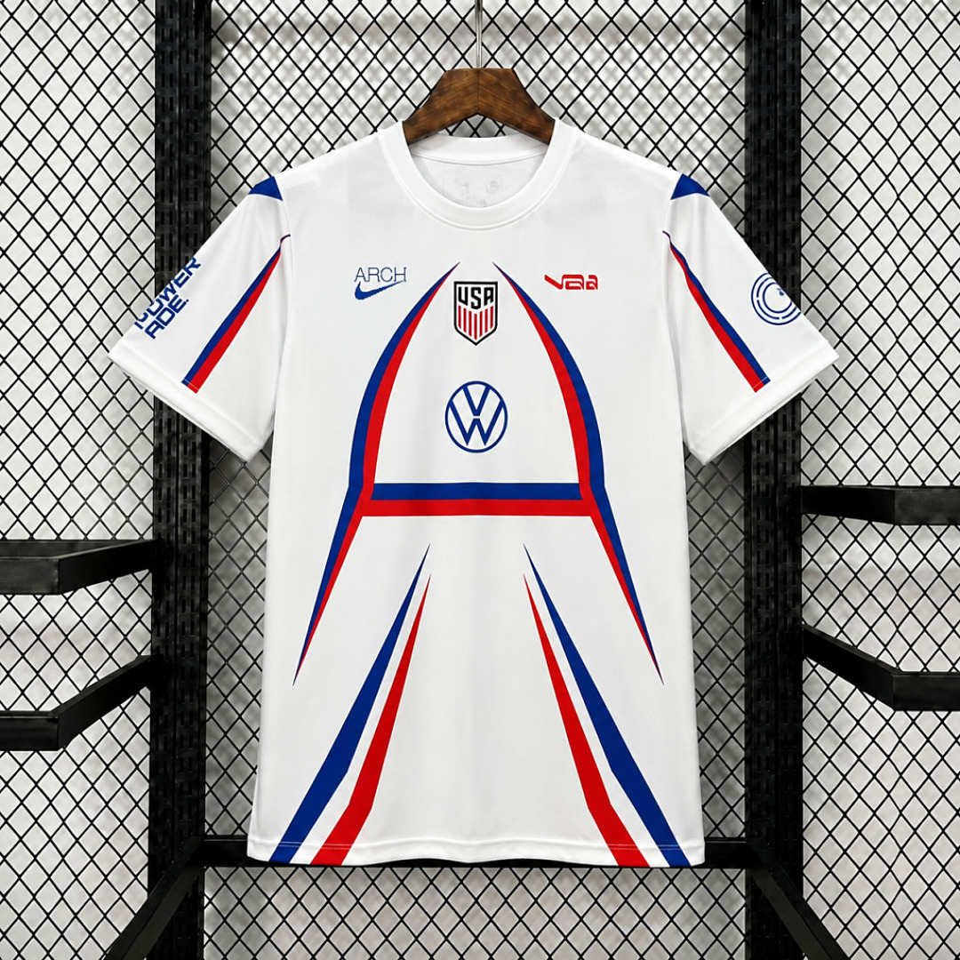 CAMISETA ENTRENAMIENTO ESTADOS UNIDOS x VIRGIL ABLOH ARCHIVE 2026 VERSIÓN FAN