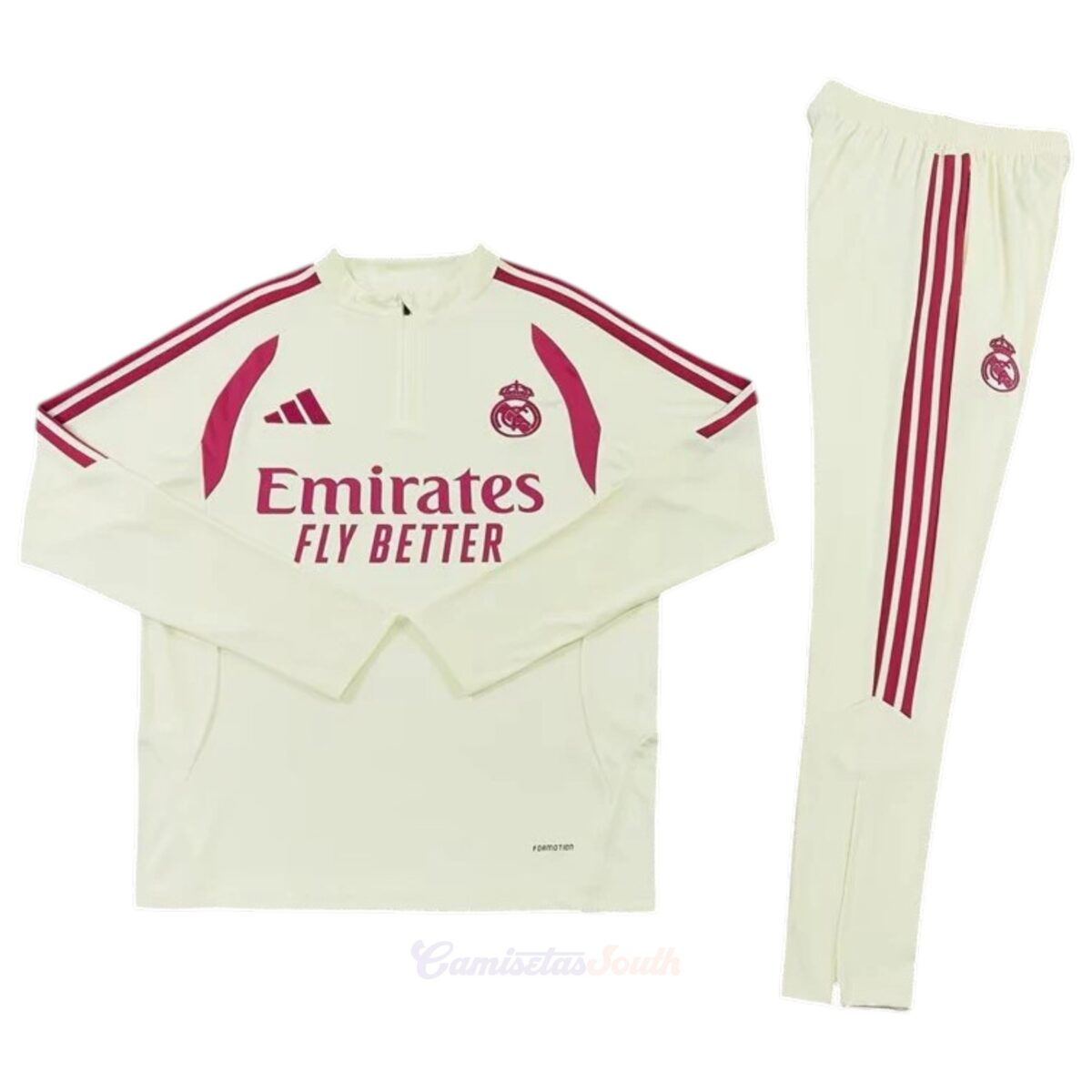 CONJUNTO DE BUZO MEDIO CIERRE REAL MADRID