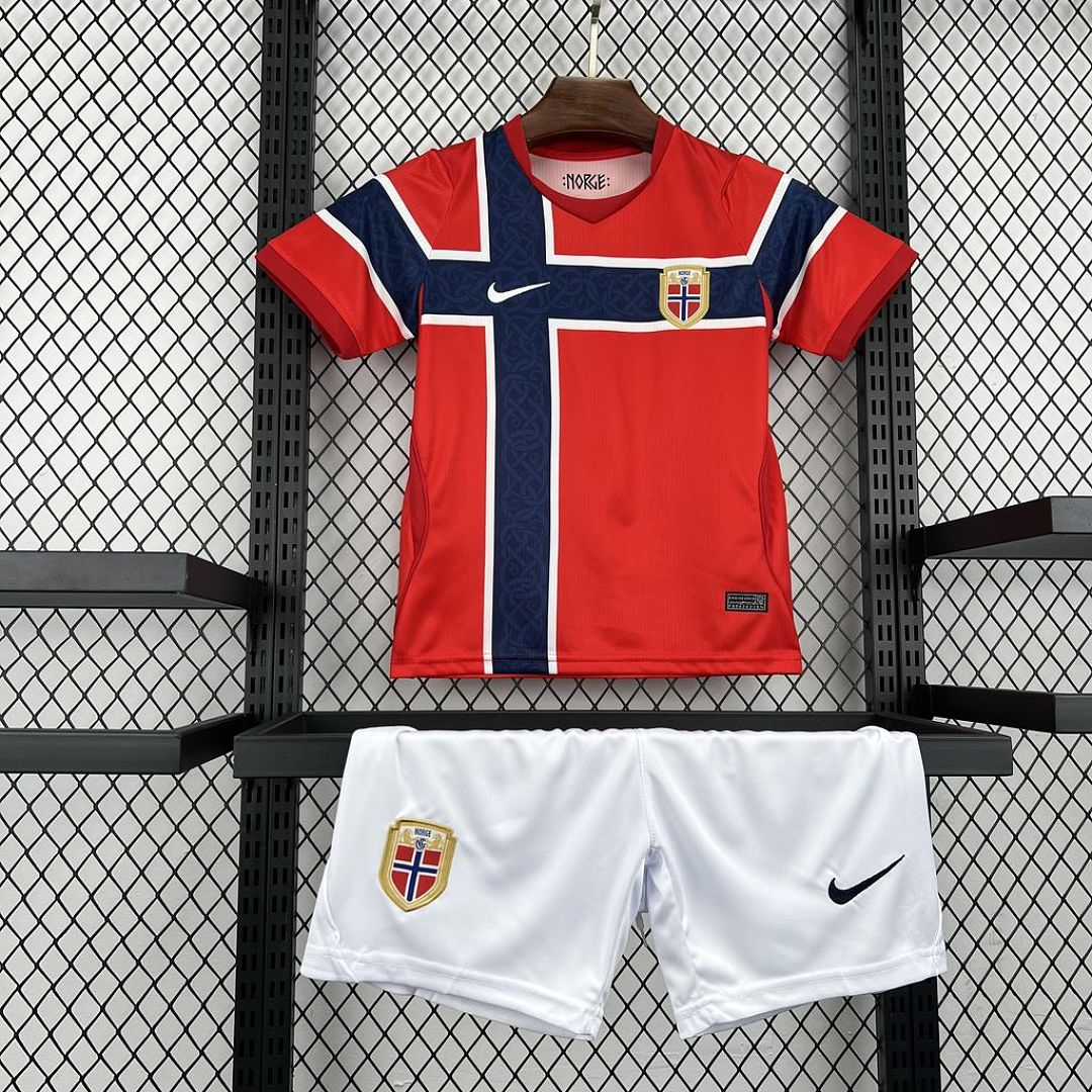 CAMISETA PRIMERA EQUIPACIÓN NORUEGA 2026 VERSIÓN INFANTIL - Imagen 5