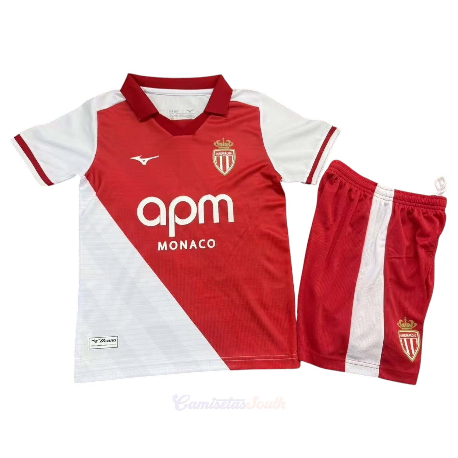 CAMISETA PRIMERA EQUIPACIÓN AS MÓNACO 2026/27 VERSIÓN INFANTIL
