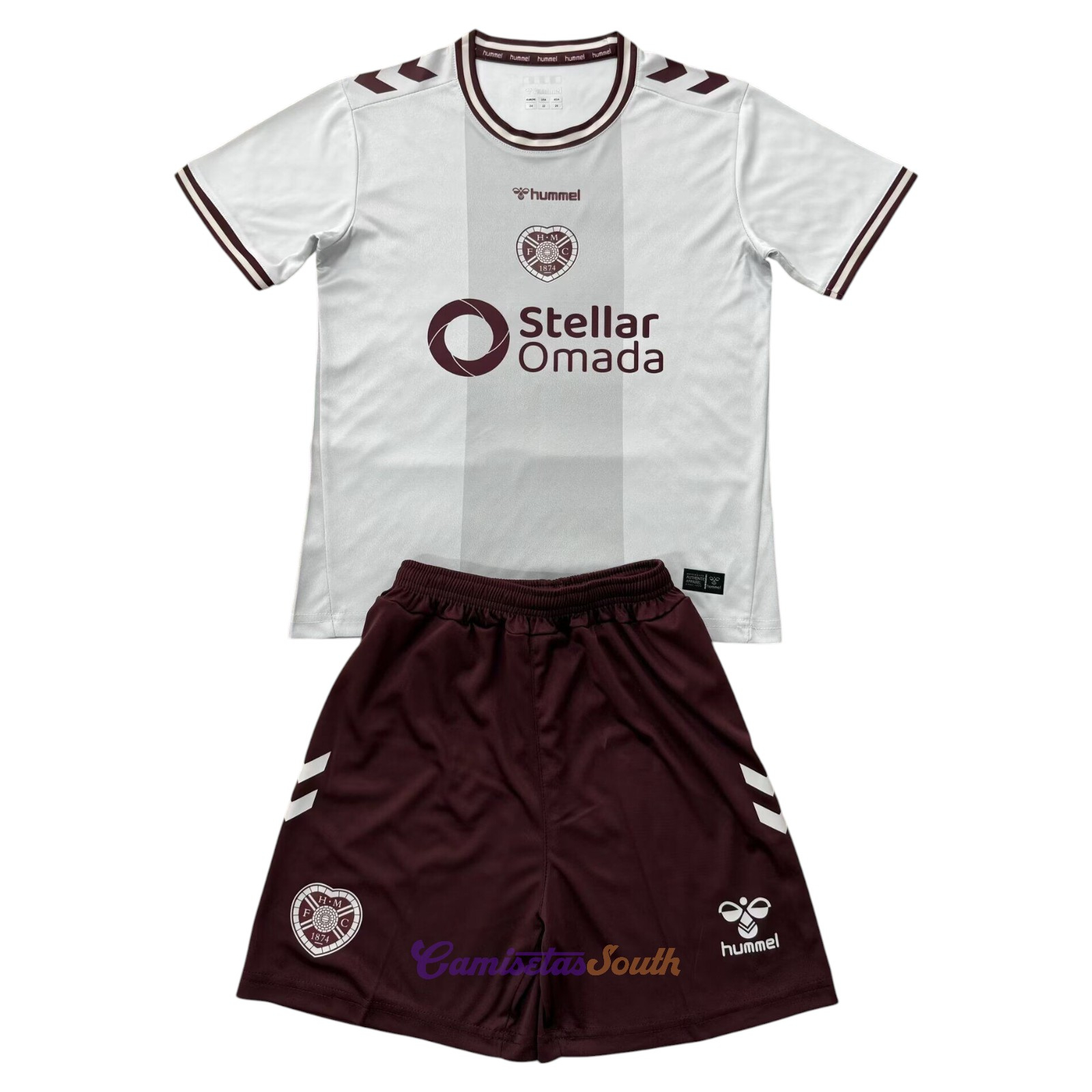 CAMISETA SEGUNDA EQUIPACIÓN HEART OF MIDLOTHIAN FC 2026/27 VERSIÓN INFANTIL