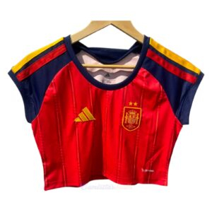 CAMISETA PRIMERA EQUIPACIÓN ESPAÑA 2026/27 VERSIÓN CROPPED TOP