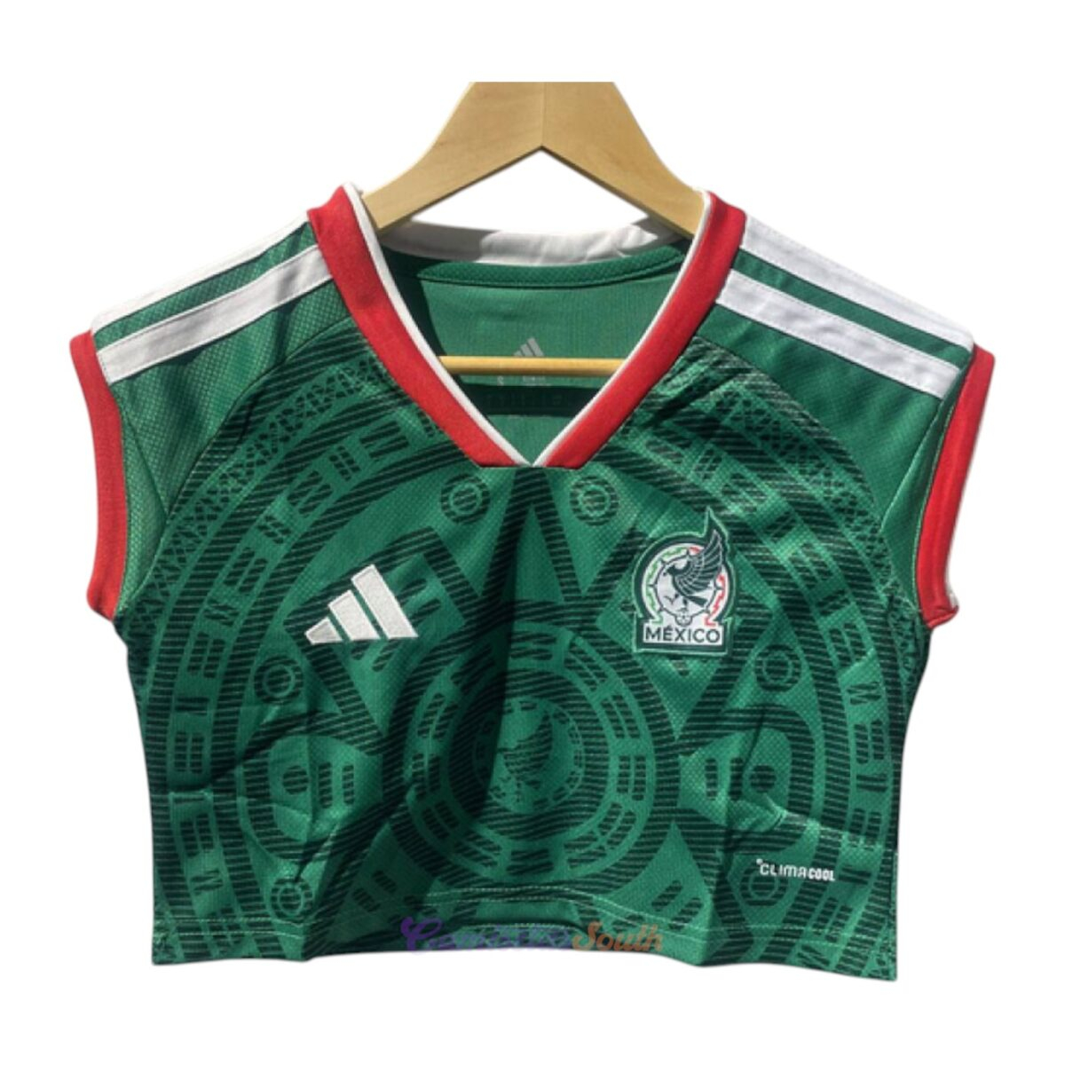 CAMISETA PRIMERA EQUIPACIÓN MÉXICO 2026 VERSIÓN CROPPED TOP