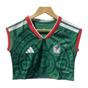 CAMISETA PRIMERA EQUIPACIÓN MÉXICO 2026 VERSIÓN CROPPED TOP