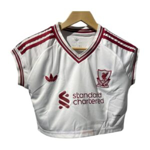 CAMISETA SEGUNDA EQUIPACIÓN LIVERPOOL 2026/27 VERSIÓN CROPPED TOP