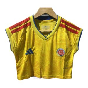 CAMISETA PRIMERA EQUIPACIÓN COLOMBIA 2026 VERSIÓN CROPPED TOP