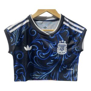 CAMISETA SEGUNDA EQUIPACIÓN ARGENTINA 2026 VERSIÓN CROPPED TOP