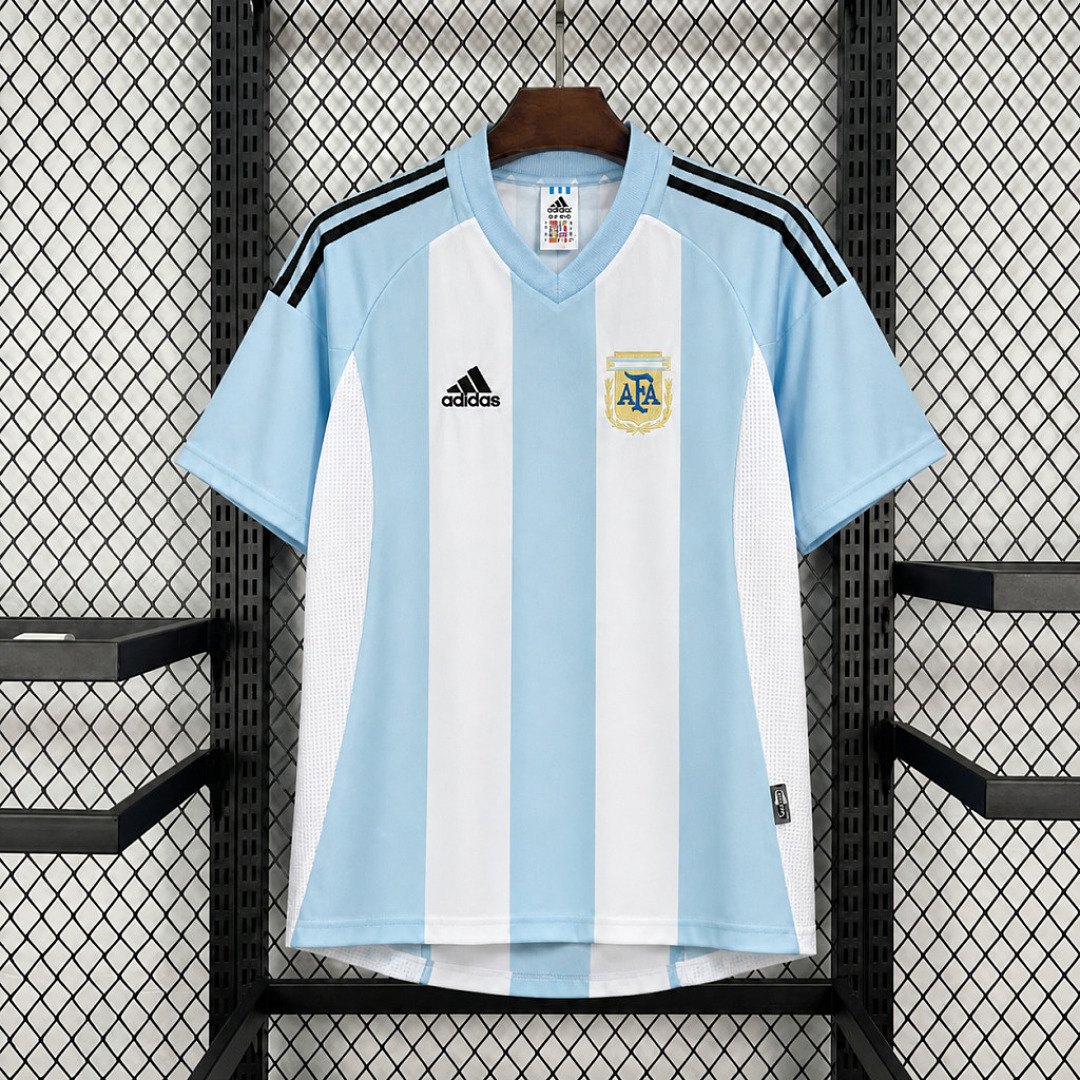 CAMISETA PRIMERA EQUIPACIÓN ARGENTINA 2002