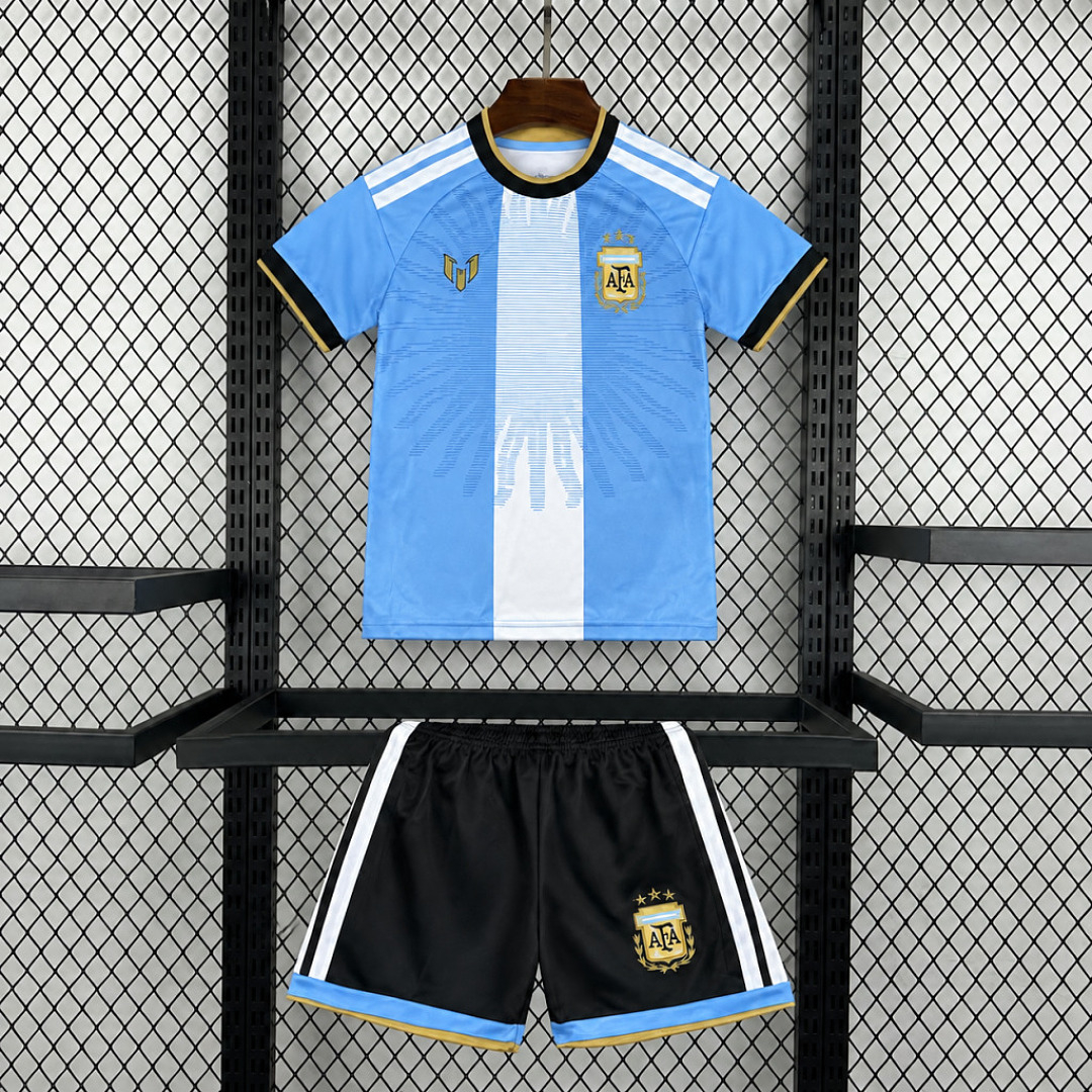 CAMISETA EDICIÓN ESPECIAL DESPEDIDA MESSI ARGENTINA 2026 VERSIÓN INFANTIL