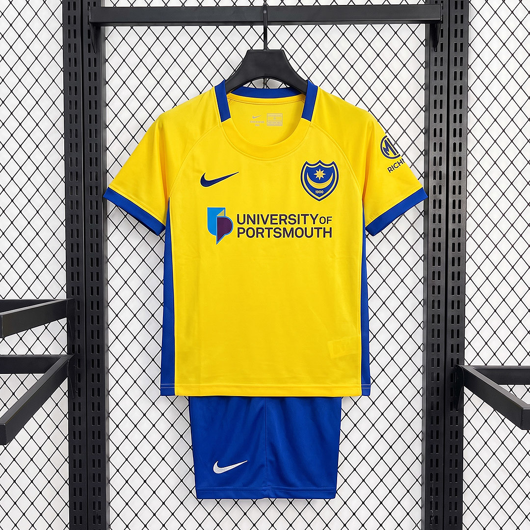 CAMISETA SEGUNDA EQUIPACIÓN PORTSMOUTH 2026/27 VERSIÓN INFANTIL