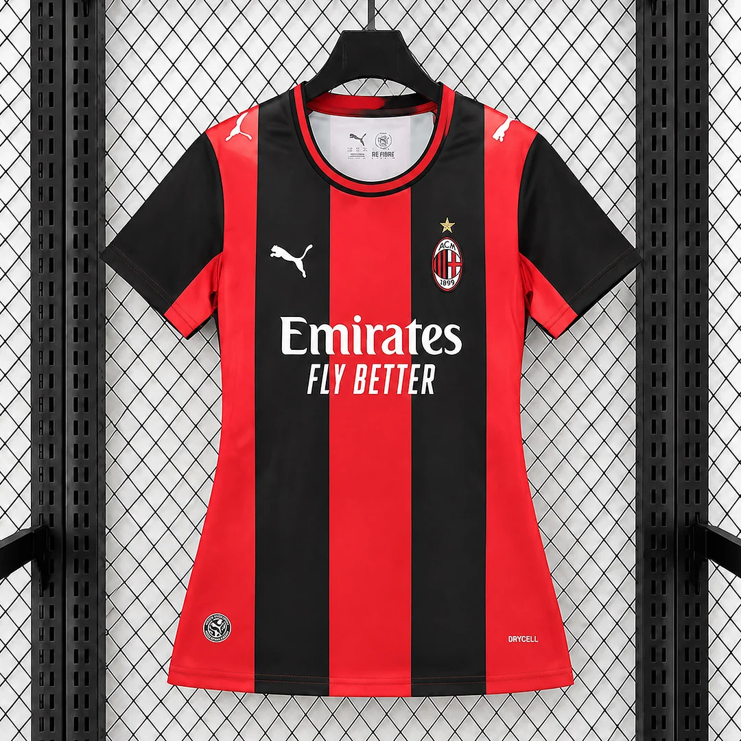 CAMISETA PRIMERA EQUIPACIÓN AC MILAN 2026/27 VERSIÓN FEMENINA