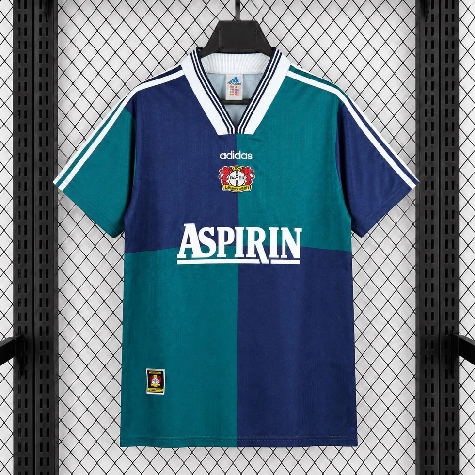 CAMISETA SEGUNDA EQUIPACIÓN BAYER LEVERKUSEN 1997/99