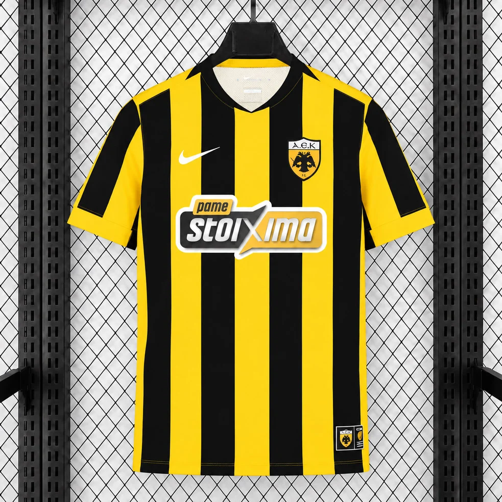 CAMISETA PRIMERA EQUIPACIÓN AEK ATENAS 2026/27 VERSIÓN FAN