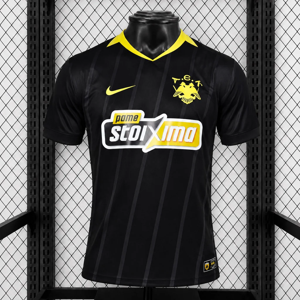 CAMISETA SEGUNDA EQUIPACIÓN AEK ATENAS 2026/27 VERSIÓN FAN