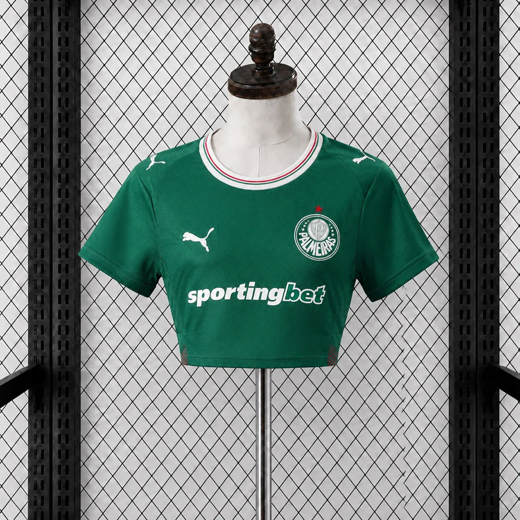 CAMISETA PRIMERA EQUIPACIÓN PALMEIRAS 2026 VERSIÓN CROPPED TOP