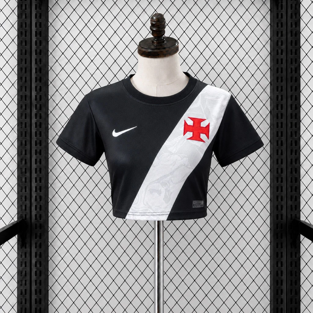 CAMISETA PRIMERA EQUIPACIÓN VASCO DA GAMA 2026 VERSIÓN CROPPED TOP