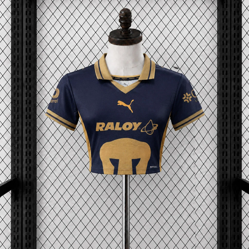 CAMISETA PRIMERA EQUIPACIÓN PUMAS UNAM 2026/27 VERSIÓN CROPPED TOP