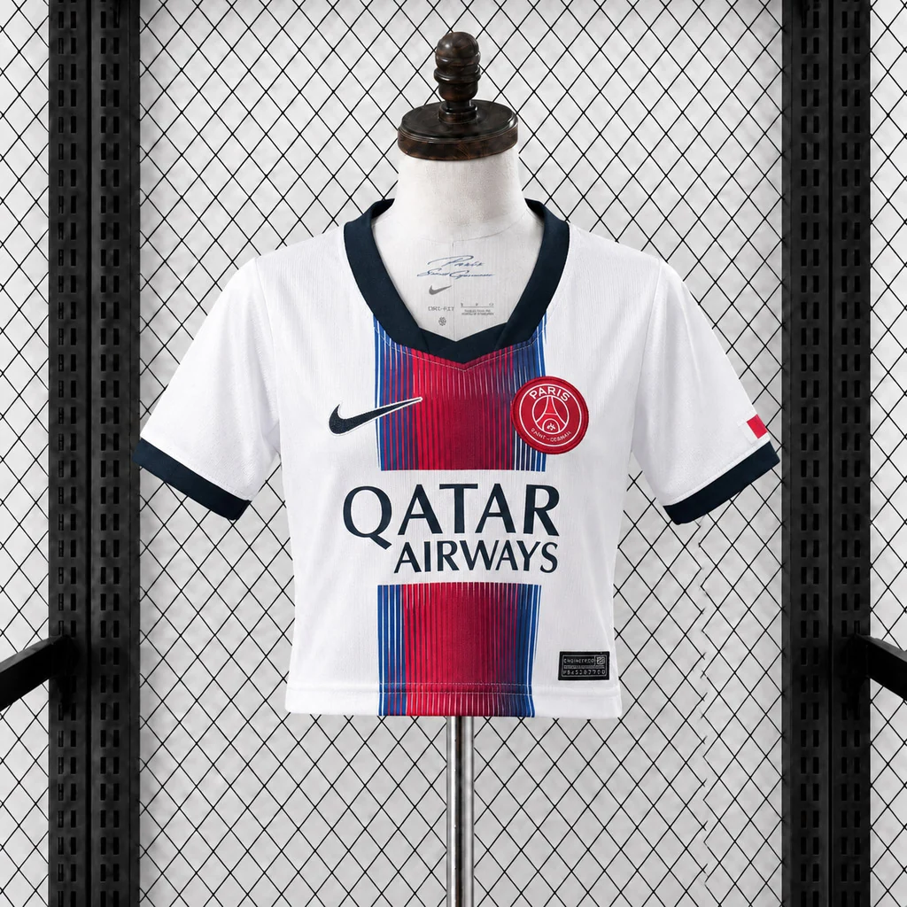 CAMISETA SEGUNDA EQUIPACIÓN PSG 2026/27 VERSIÓN CROPPED TOP