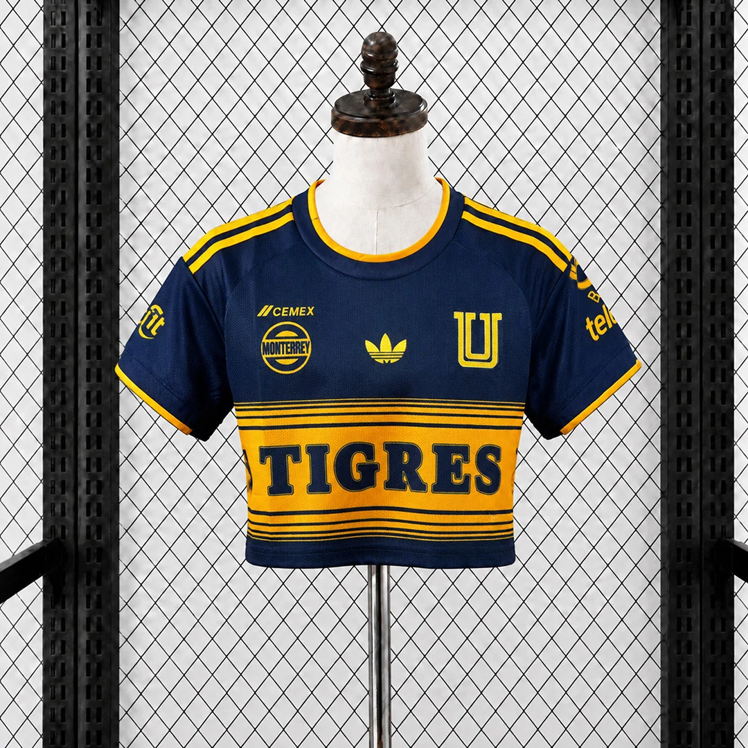 CAMISETA SEGUNDA EQUIPACIÓN TIGRES 2026/27 VERSIÓN CROPPED TOP