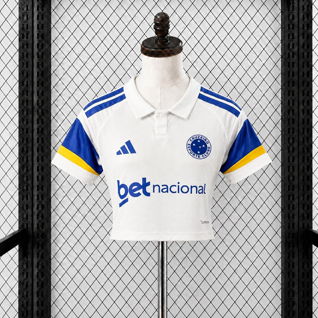 CAMISETA TERCERA EQUIPACIÓN CRUZEIRO 2026 VERSIÓN CROPPED TOP
