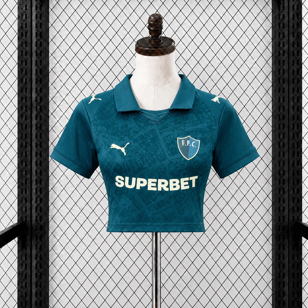 CAMISETA TERCERA EQUIPACIÓN FLUMINENSE 2026 VERSIÓN CROPPED TOP