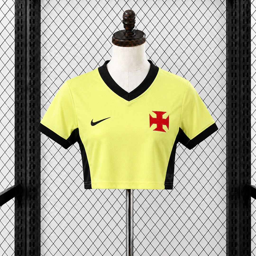 CAMISETA TERCERA EQUIPACIÓN VASCO DA GAMA 2026 VERSIÓN CROPPED TOP